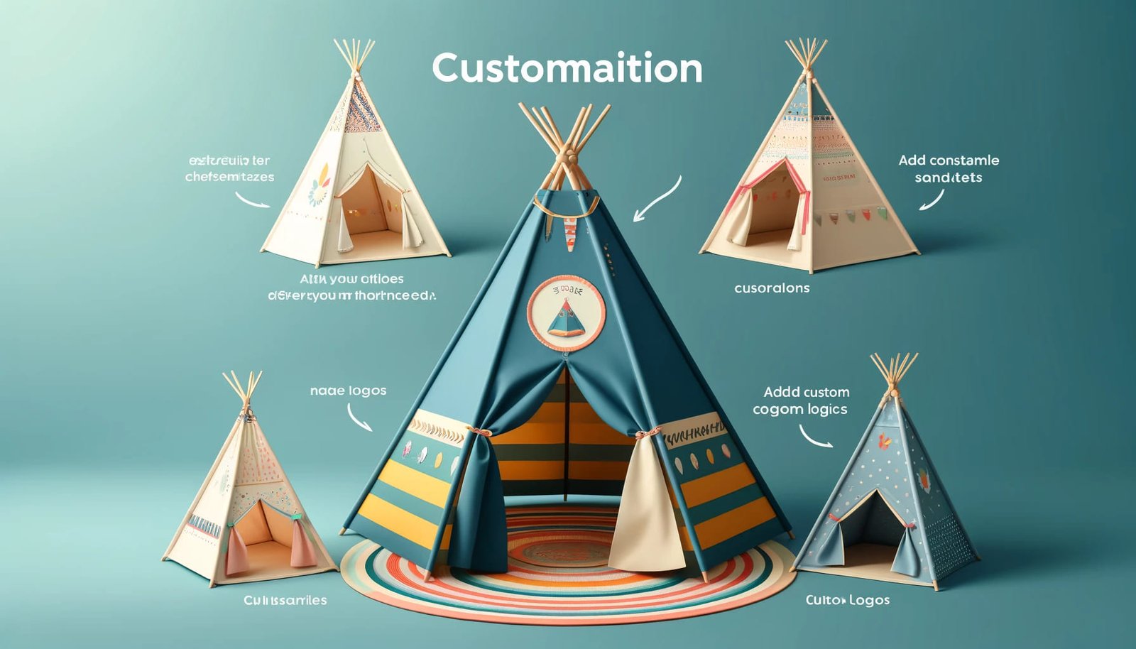 Topess Kids Teepee Supplier | Custom Kids Play Tents from China